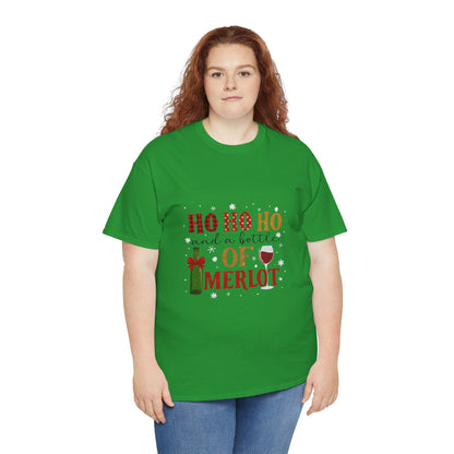 Ho Ho Ho Merlot Christmas Tee