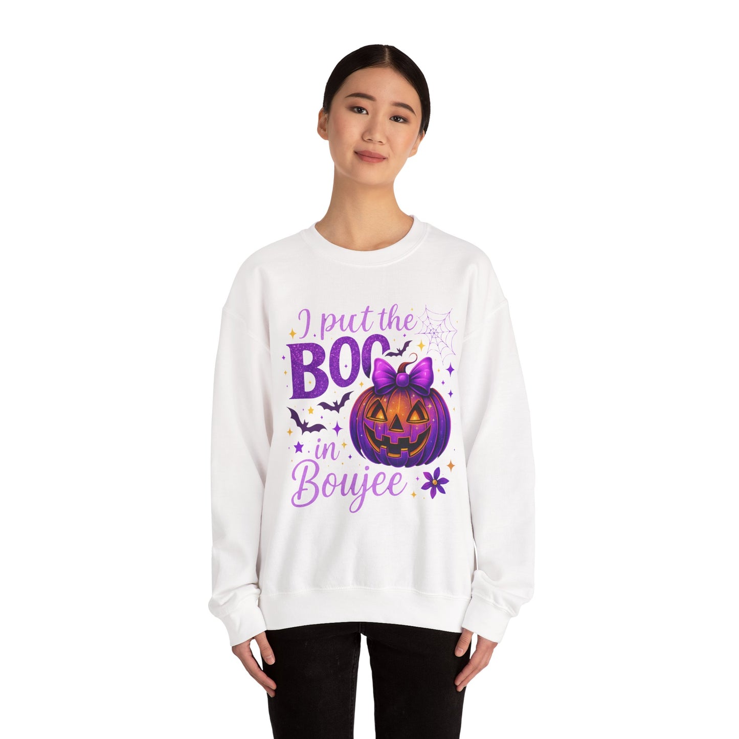 BOO-jee Halloween Pumpkin Sweatshirt | Fall Crewneck