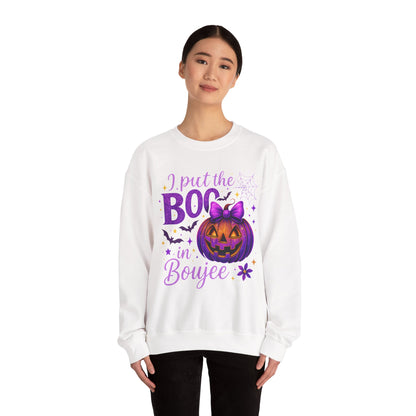 BOO-jee Halloween Pumpkin Sweatshirt | Fall Crewneck