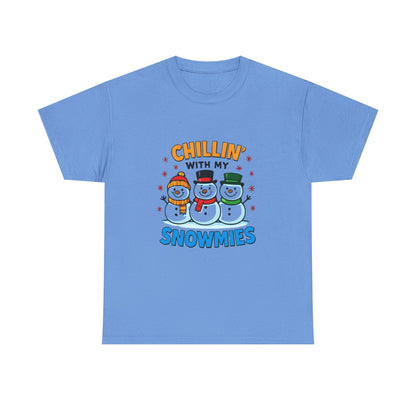 Chillin' With My Snowmies - Cancer Awareness Tee