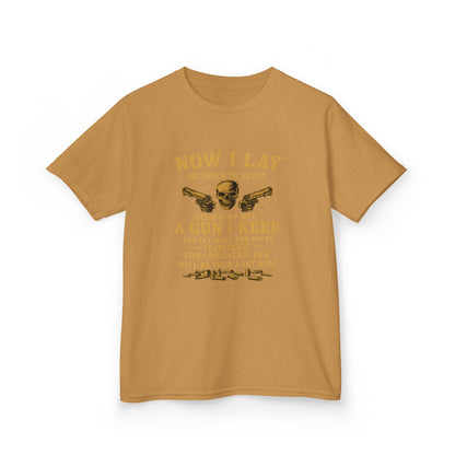 Now I Lay Me Down: Skull & Guns Kids Tee