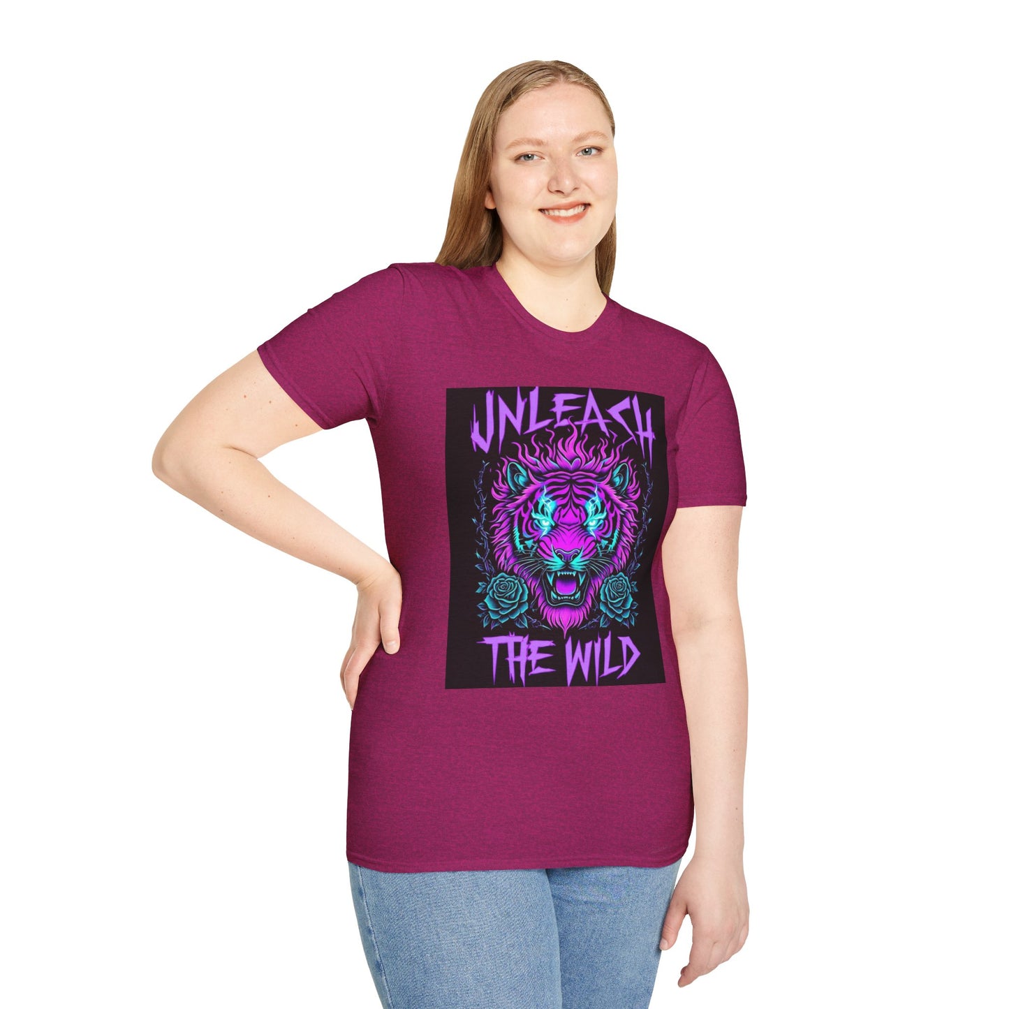 Unleash the Wild Graphic Tee | Cool Graphic Shirt, Unisex T-Shirt, Animal Lover Gift, Nature-Inspired Fashion, Festival Wear