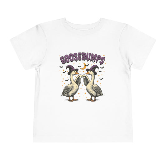 Goosebumps Halloween Toddler Tee - Funny Spooky Xmas