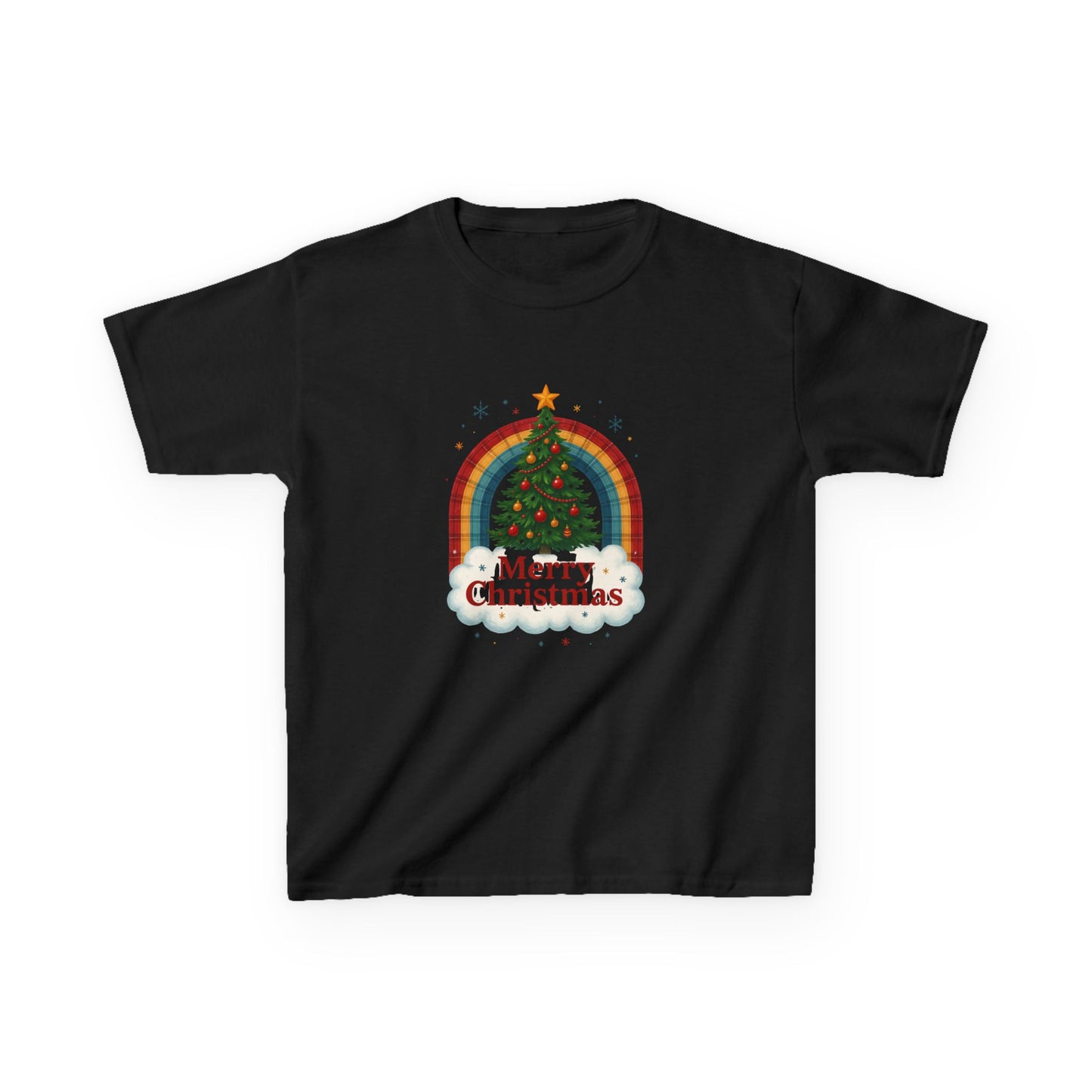 Merry Christmas Dinosaur Tee - Kids Holiday Shirt
