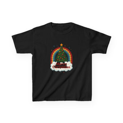 Merry Christmas Dinosaur Tee - Kids Holiday Shirt