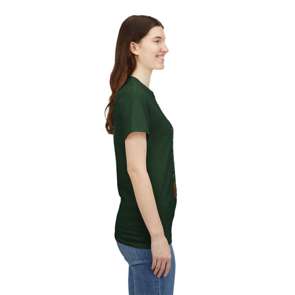 🌻 Autumn Chickens & Pumpkins Tee – Colorful Farm Harvest Shirt