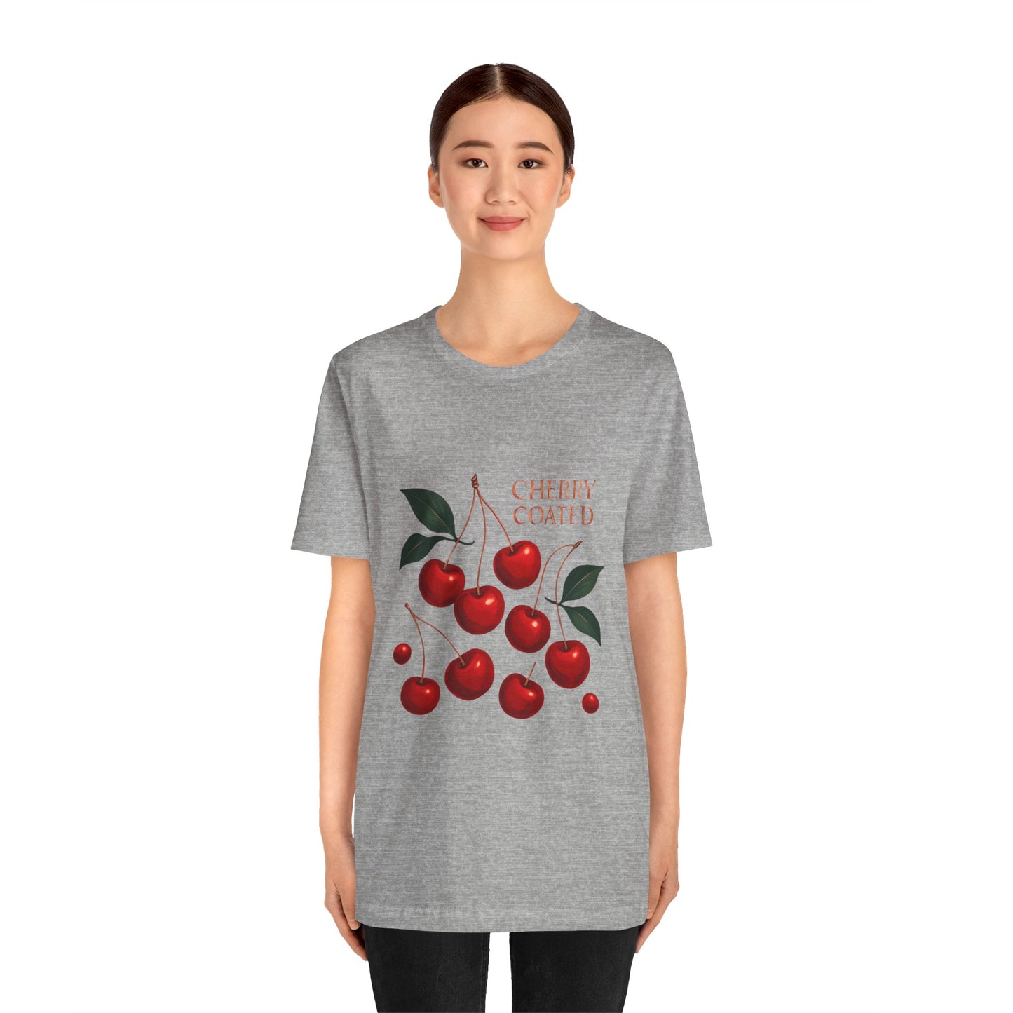 Cherry Coated Tee — Vintage Cherry Graphic T-Shirt