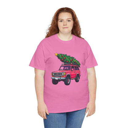 Pink SUV Christmas Tree Tee