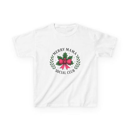 Merry Mama Social Club Dino Christmas Tee