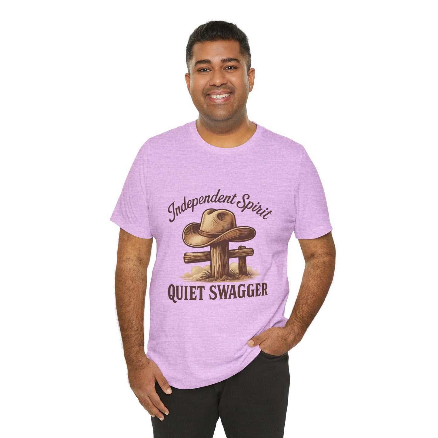 Quiet Swagger Cowboy Tee — Independent Spirit Western T-Shirt