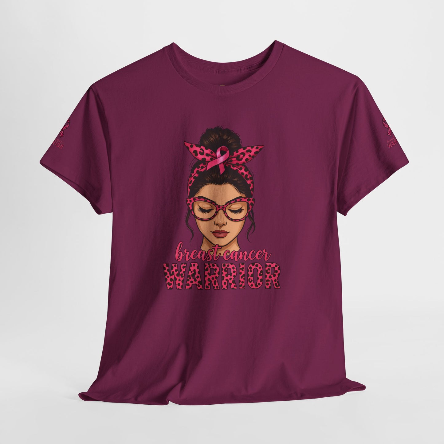 Breast Cancer Warrior Tee, Inspirational T-Shirt for Survivors, Supportive Gift for Cancer Awareness Events, Unisex Cotton Top, [...]