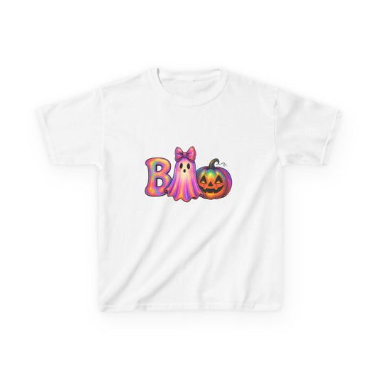 BOO! Halloween Dinosaur Kids Tee - Spooky & Cute