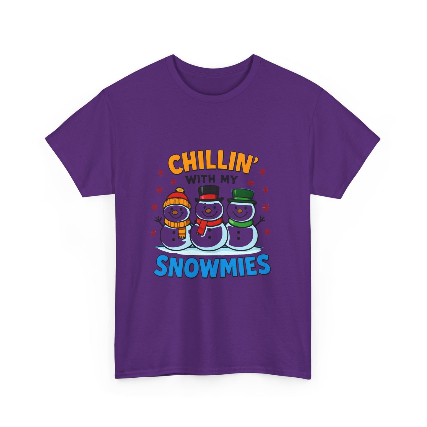 Chillin' With My Snowmies - Cancer Awareness Tee