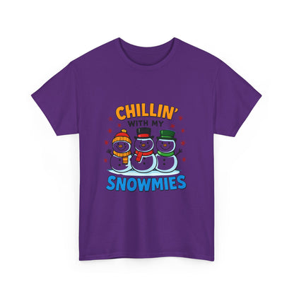 Chillin' With My Snowmies - Cancer Awareness Tee