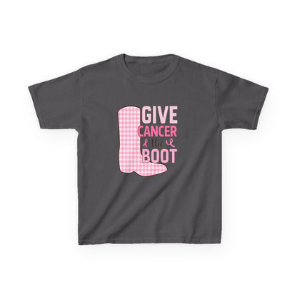 Give Cancer the Boot: Dinosaur Christmas Tee