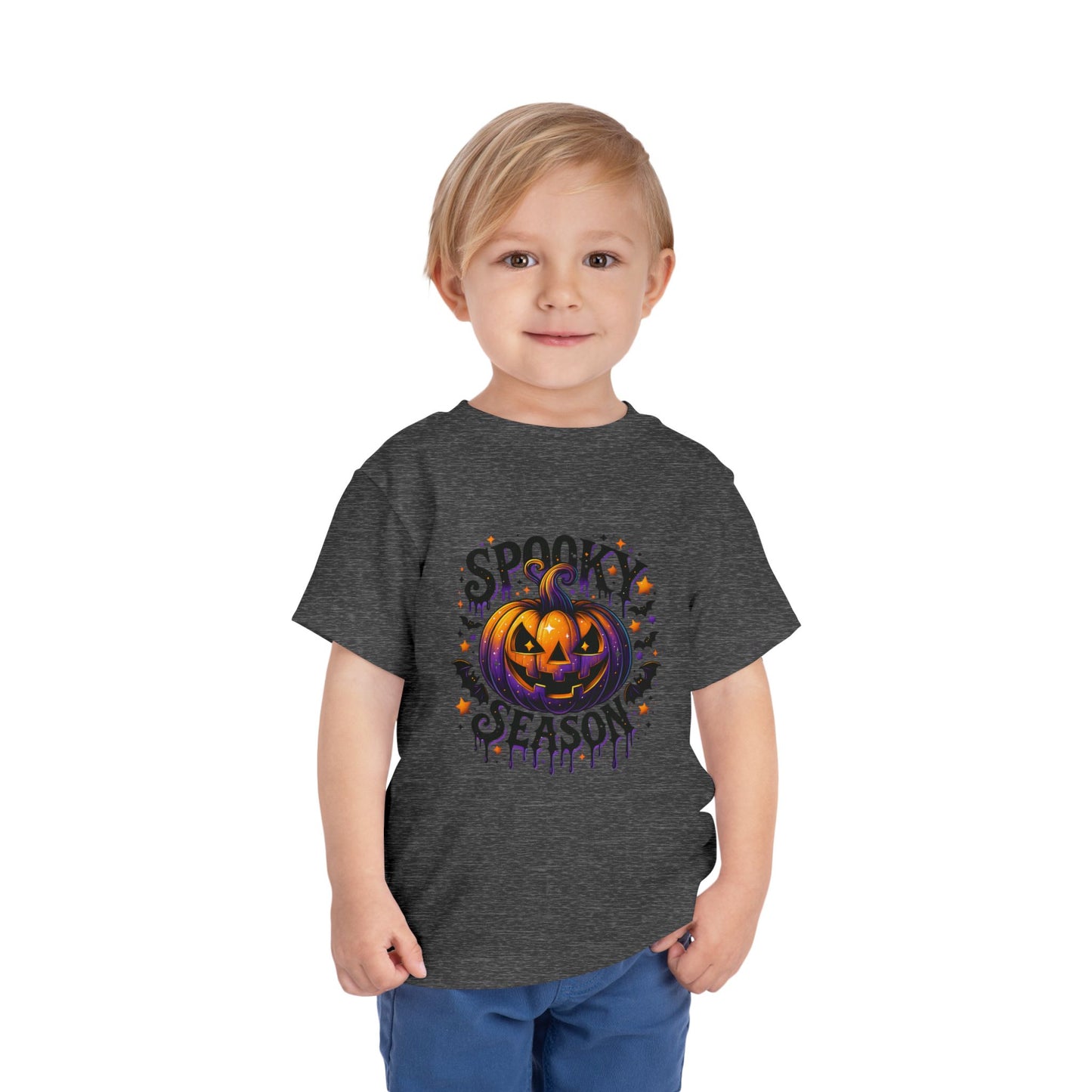 Spooky Season Jack-o'-Lantern Toddler Tee