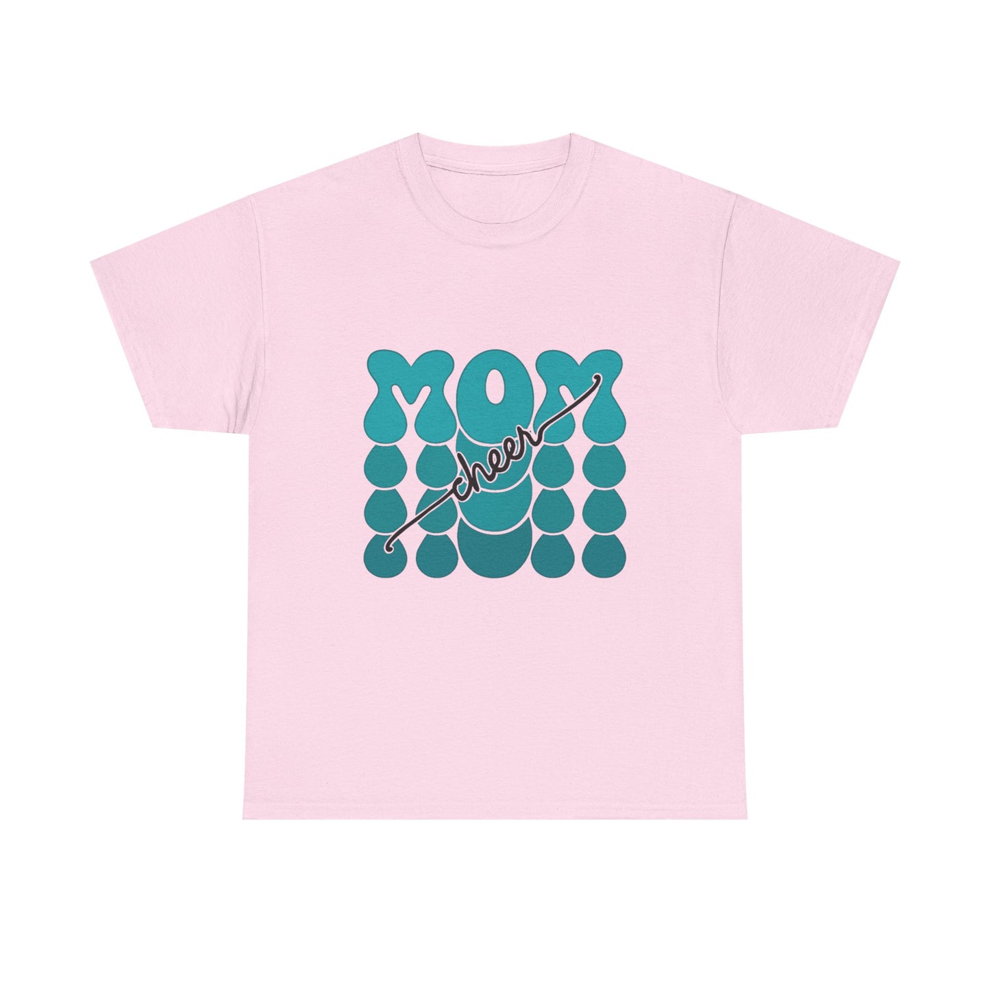 MOM Cheer – Turquoise Spirit Tee