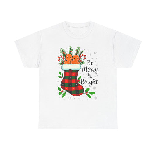 Christmas Plaid Stocking Tee