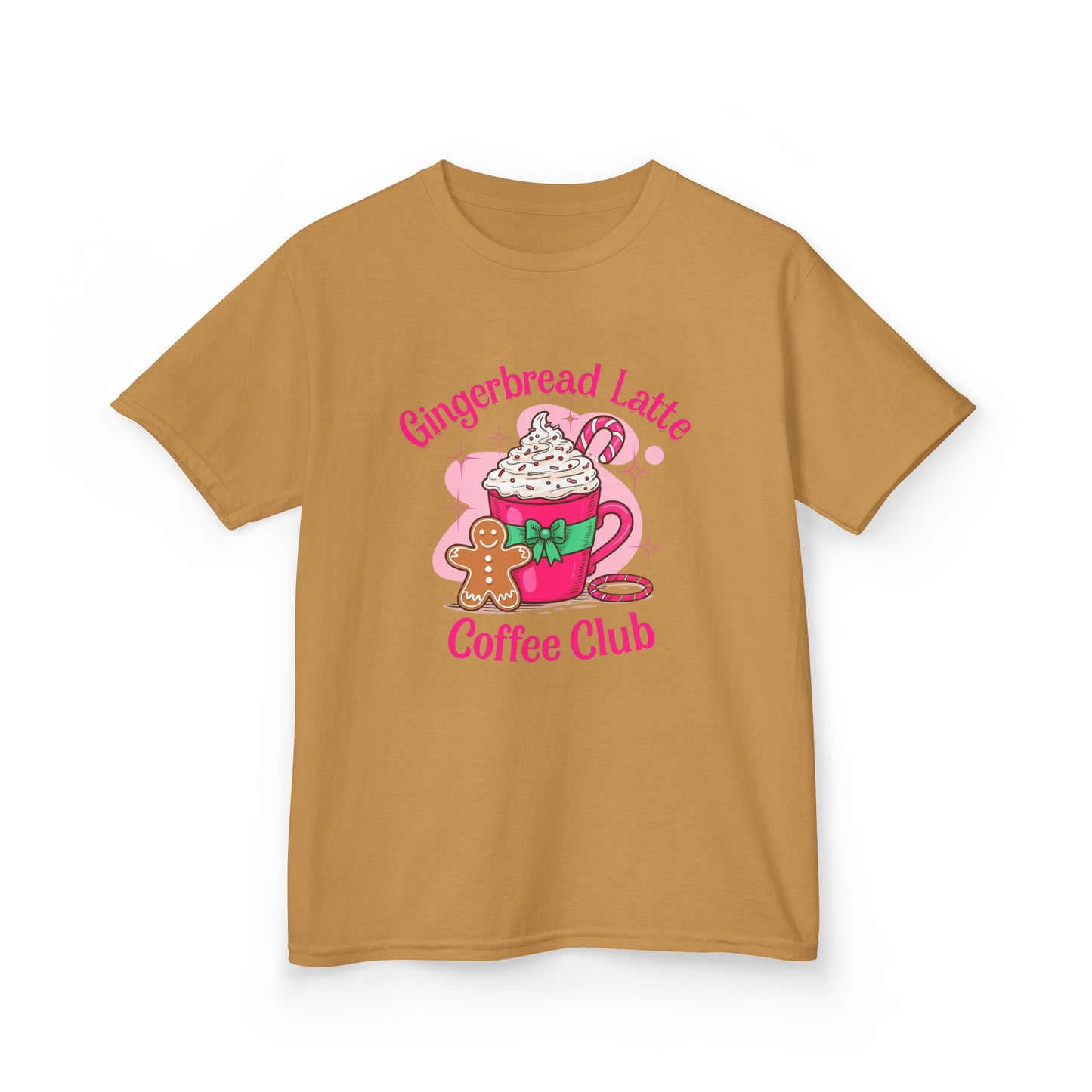 Gingerbread Latte Dino Tee - Christmas Fun!