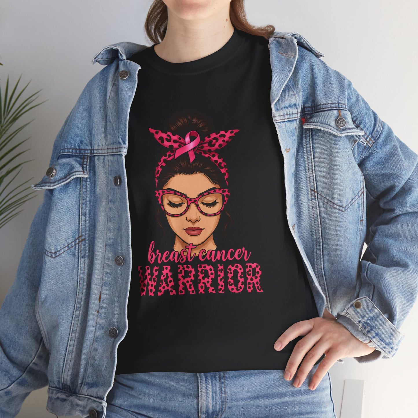 Breast Cancer Warrior Tee, Inspirational T-Shirt for Survivors, Supportive Gift for Cancer Awareness Events, Unisex Cotton Top, [...]