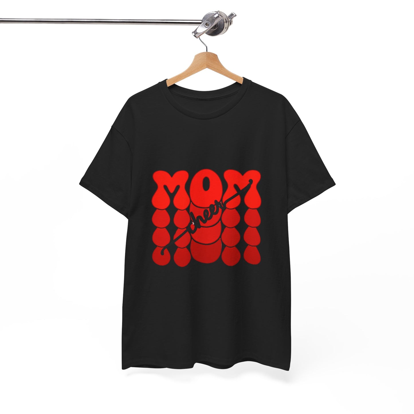 Retro Mom Cheer Tee – Bold Support & Spirit Shirt