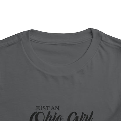 Toddler Tee Ohio Girl in North Carolina World Design Shirt