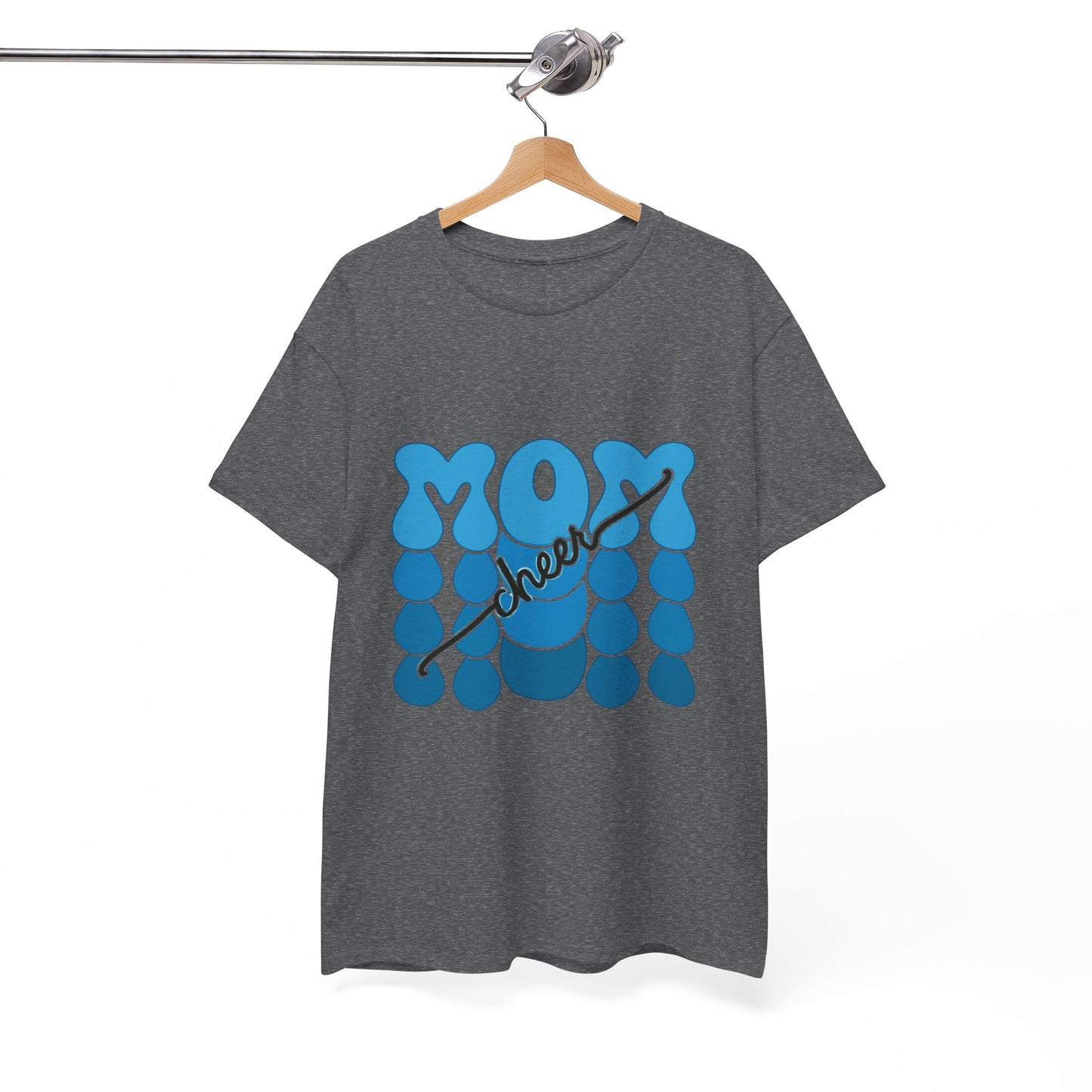 Blue Mom Cheer T-Shirt