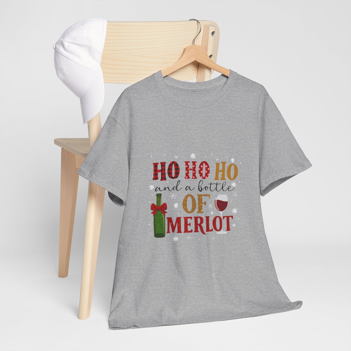 Ho Ho Ho Merlot Christmas Tee
