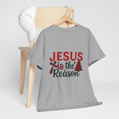 Jesus is the Reason Christmas Tee - Faith-Based Holiday Gift