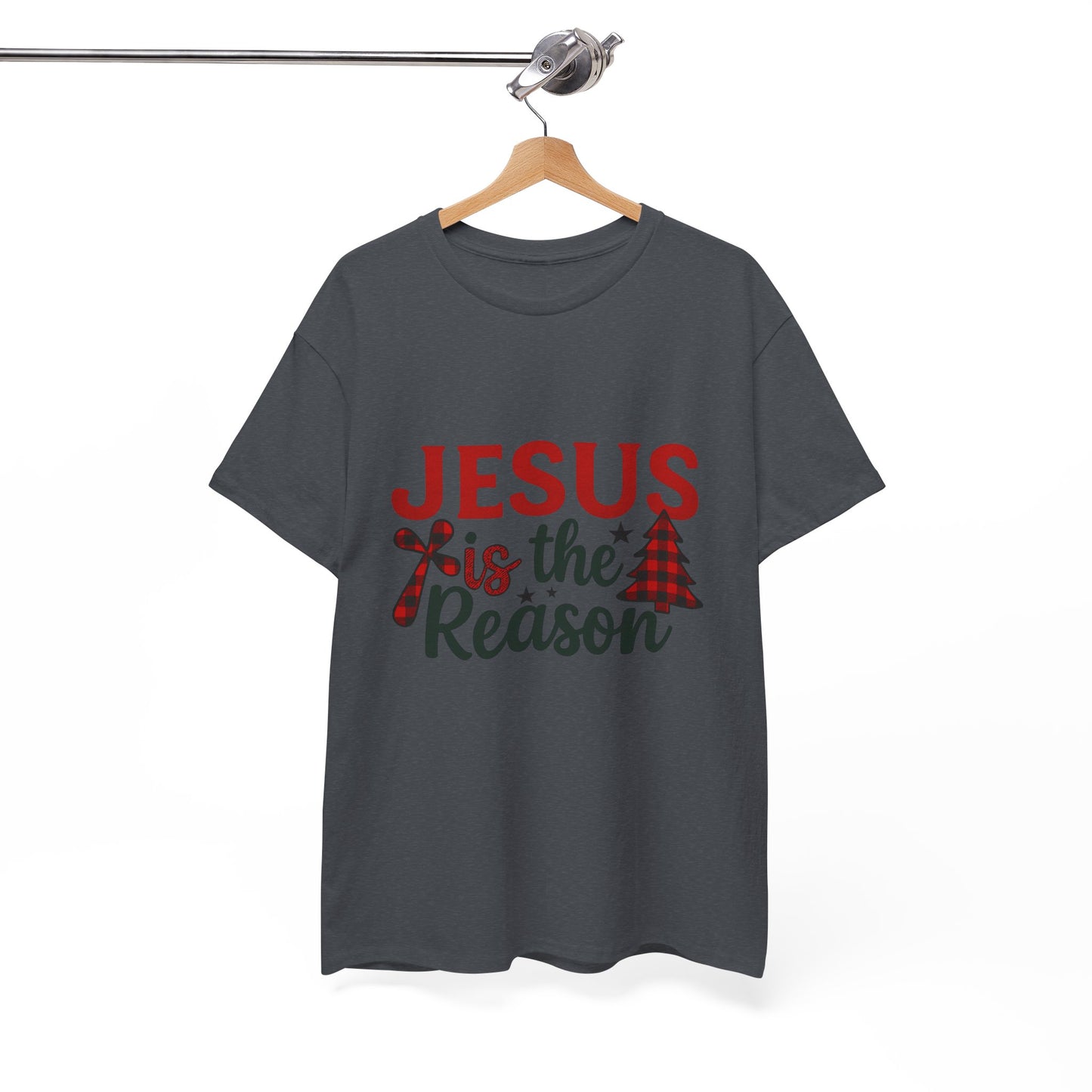 Jesus is the Reason Christmas Tee - Faith-Based Holiday Gift