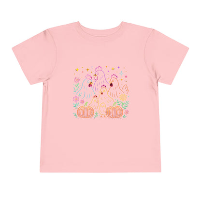 Chicken & Pumpkins Toddler Christmas Tee