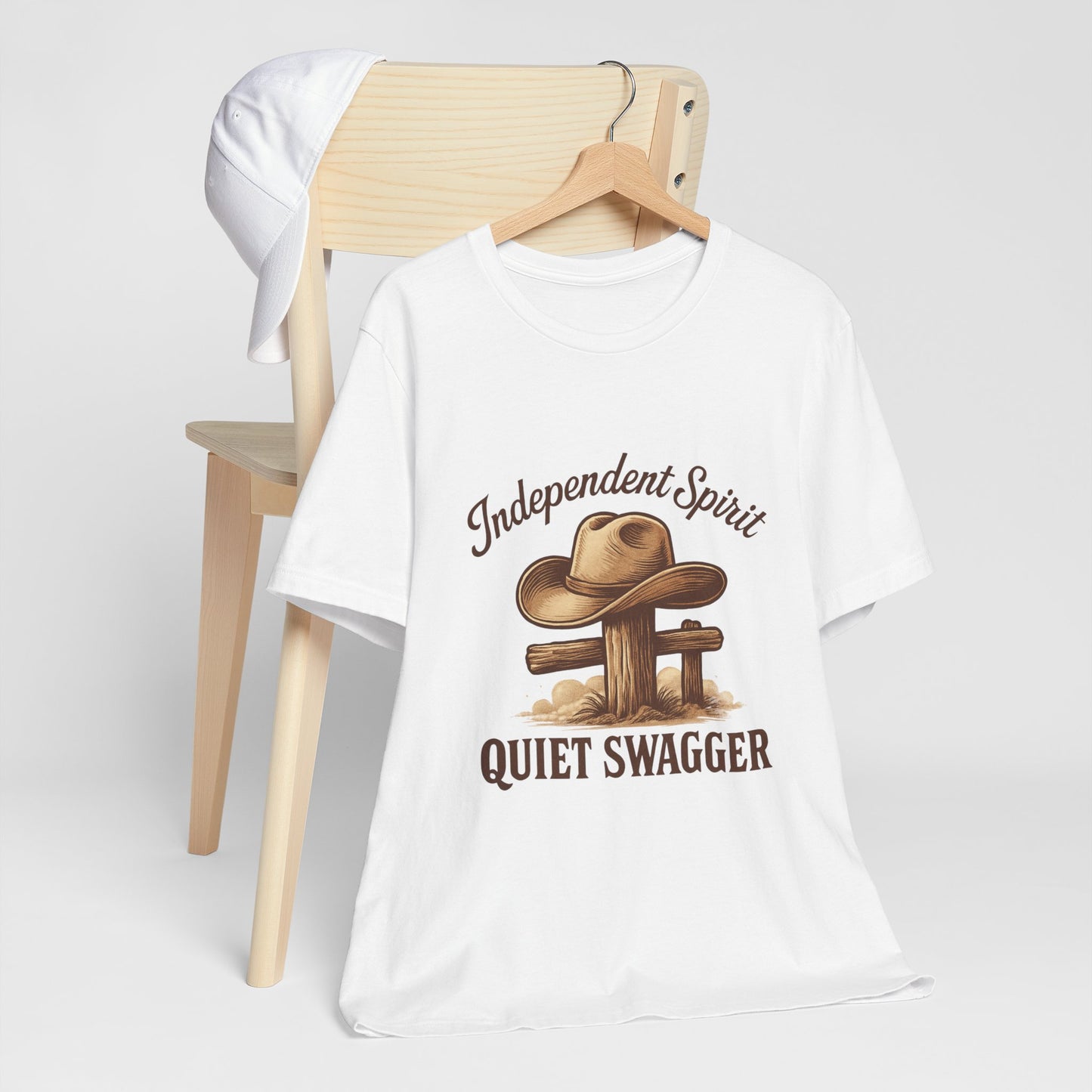 Quiet Swagger Cowboy Tee — Independent Spirit Western T-Shirt