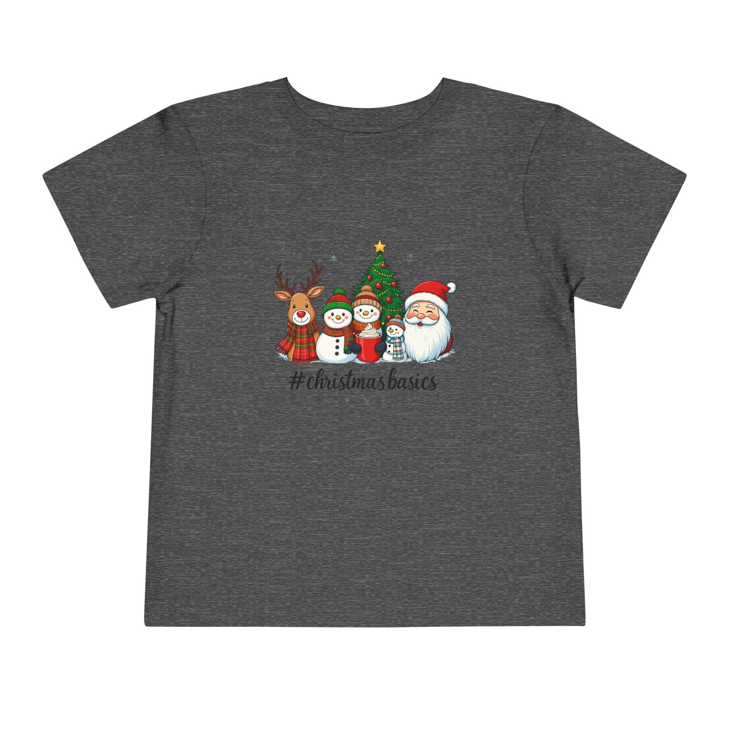 Christmas Basics Toddler Tee - Festive Holiday Fun
