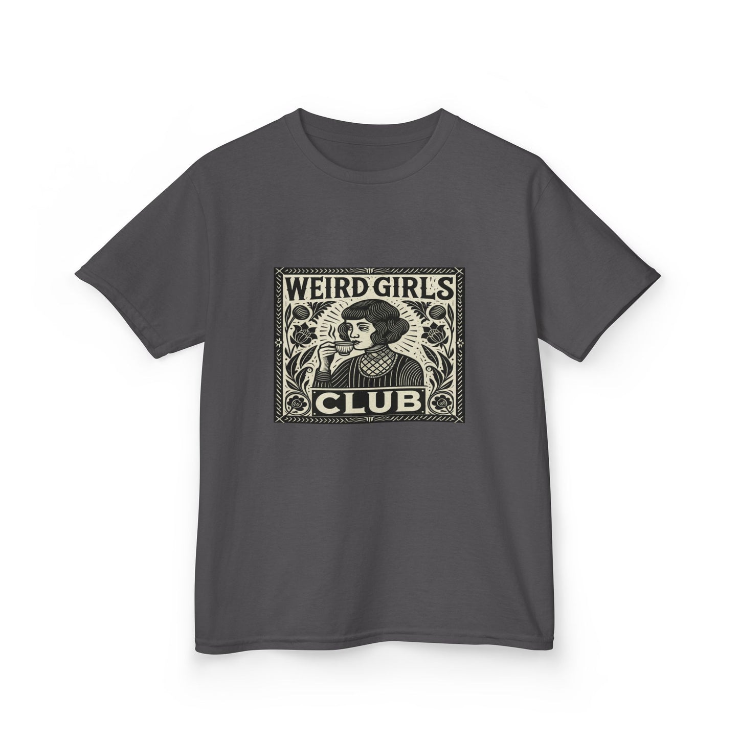 Weird Girls Club Tea Party Tee - Retro Graphic