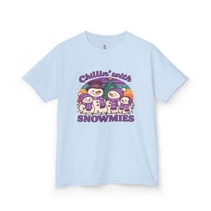 Kids Snowman Tee, Fun Winter T-Shirt, Holiday Gift for Kids, Christmas Apparel, Cute Snowmies Design, Cozy Cotton Tee