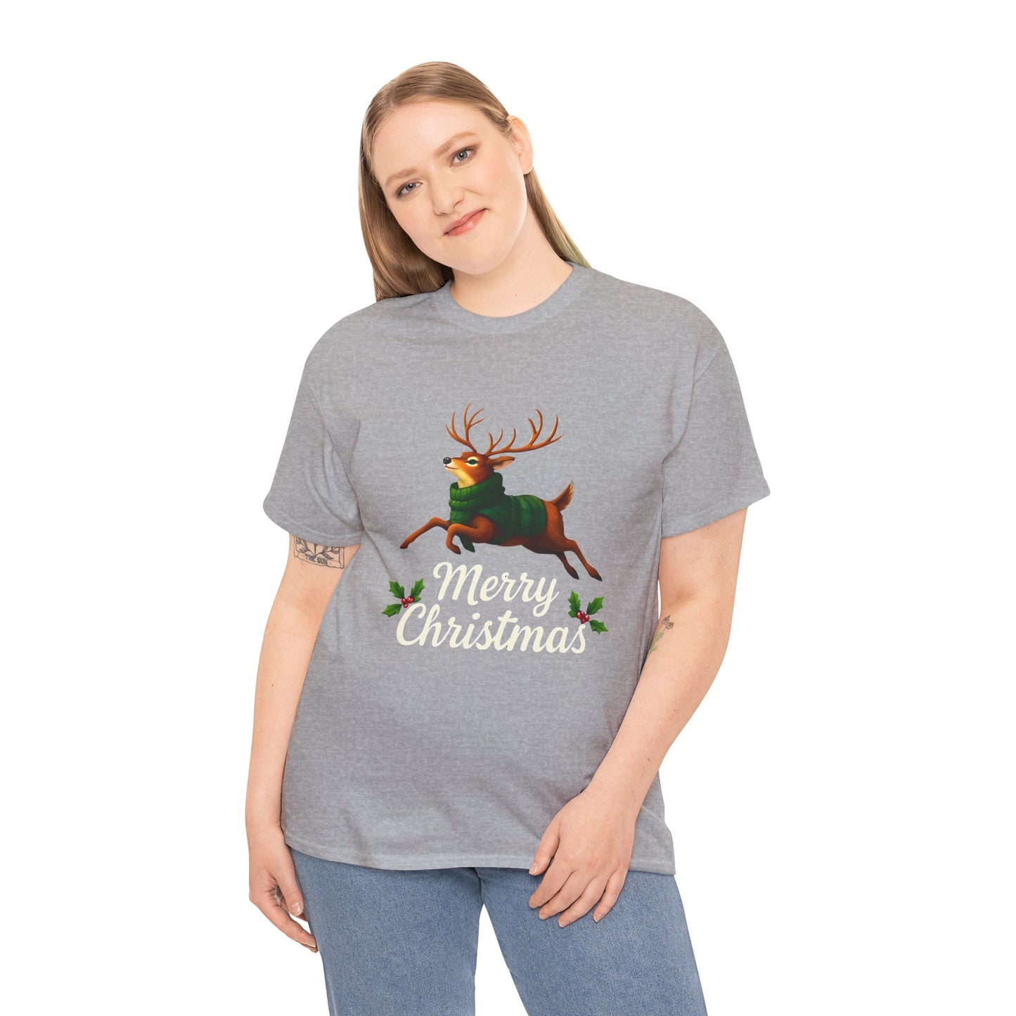 Merry Christmas Reindeer Tee