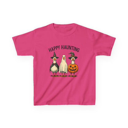 Happy Haunting Goose Halloween Kids Tee