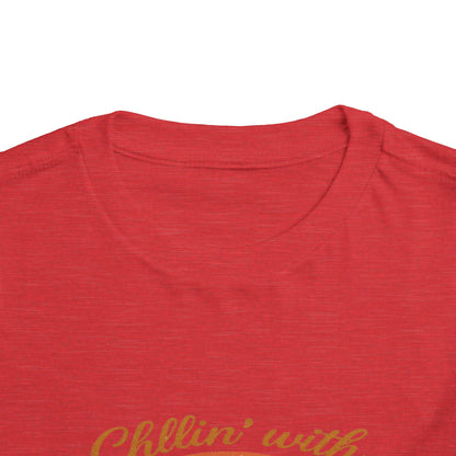 Chillin' With Snowmies Toddler Christmas Tee