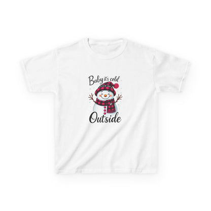 Snowman & Baby It's Cold Outside Kids Tee