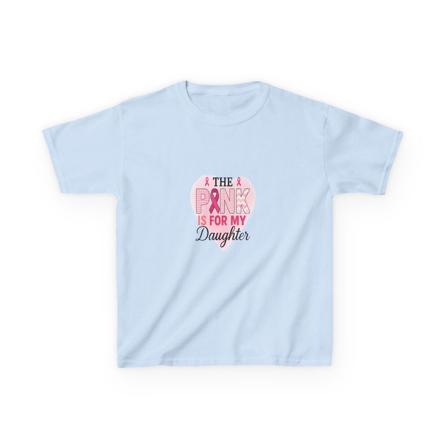 Pink Dinosaur Daughter Tee - Breast Cancer Awareness