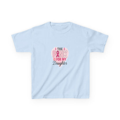 Pink Dinosaur Daughter Tee - Breast Cancer Awareness