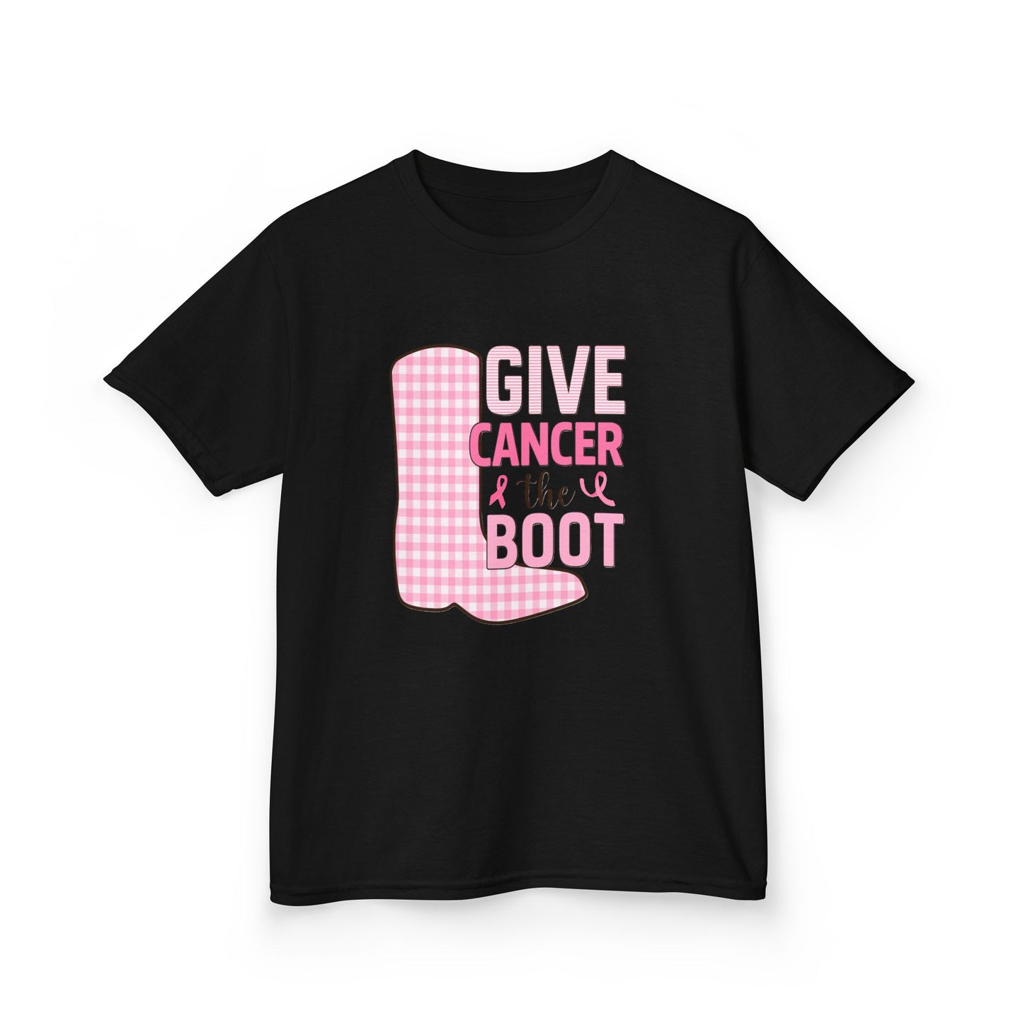 Give Cancer the Boot: Dinosaur Christmas Tee