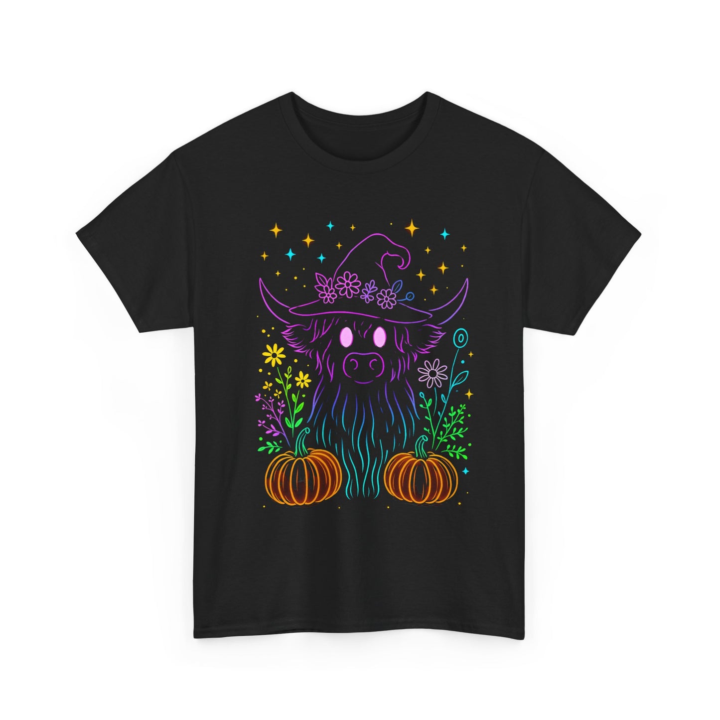 Highland Cow Witch Hat Tee