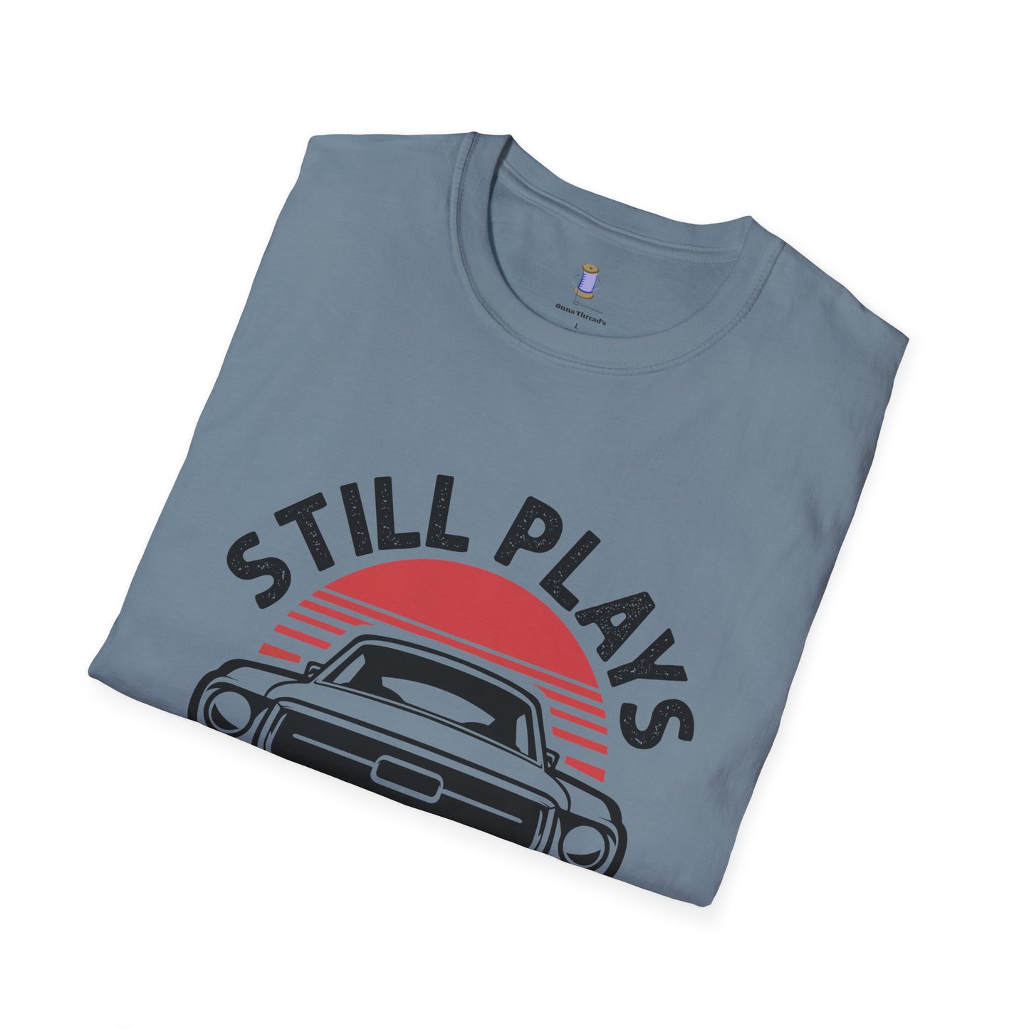Retro Car Enthusiast T-Shirt, Still Plays with Cars Tee, Gift for Men, Vintage Auto Lover Shirt, Casual Wear, Birthday Present