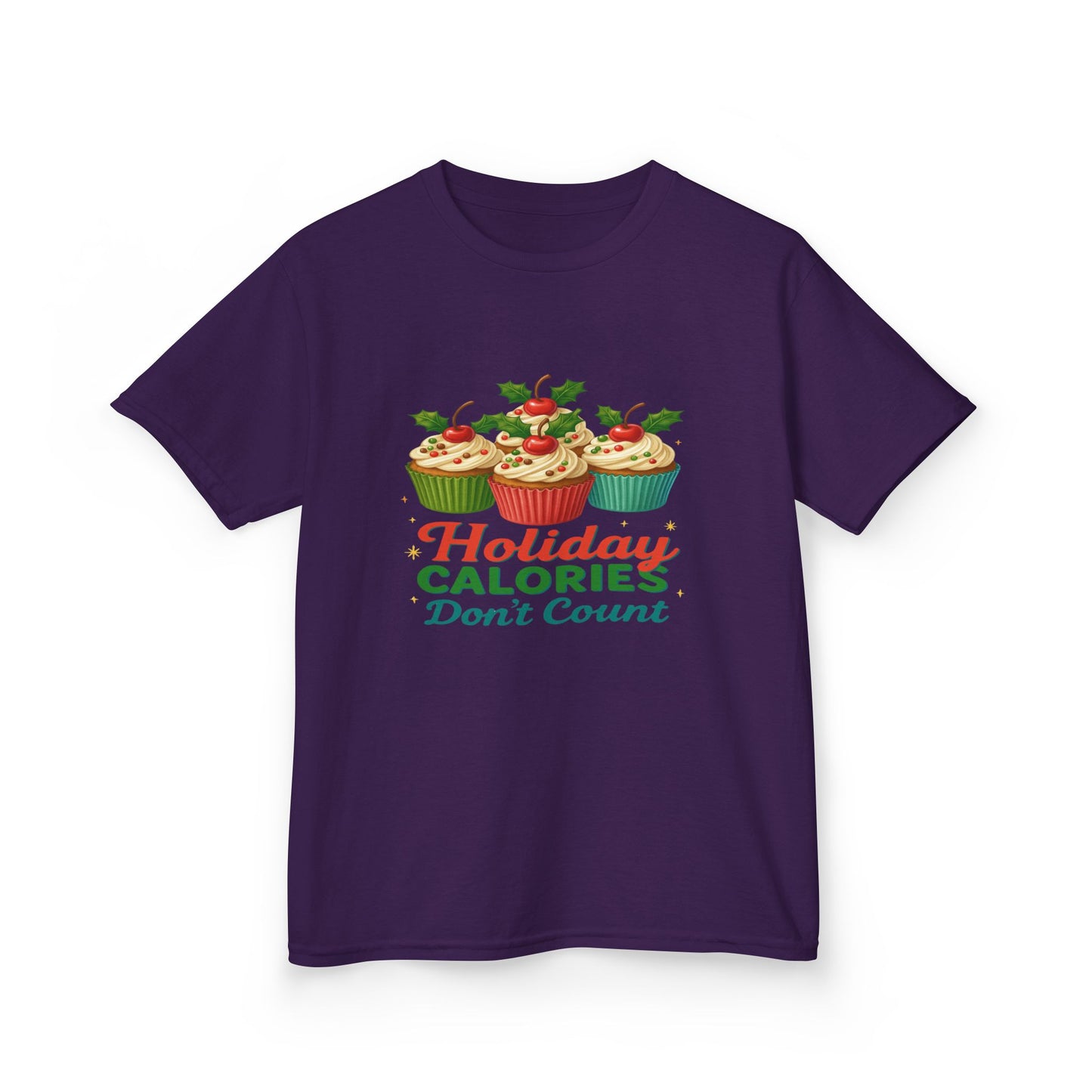 Holiday Calories Don't Count Dino Cupcake Tee