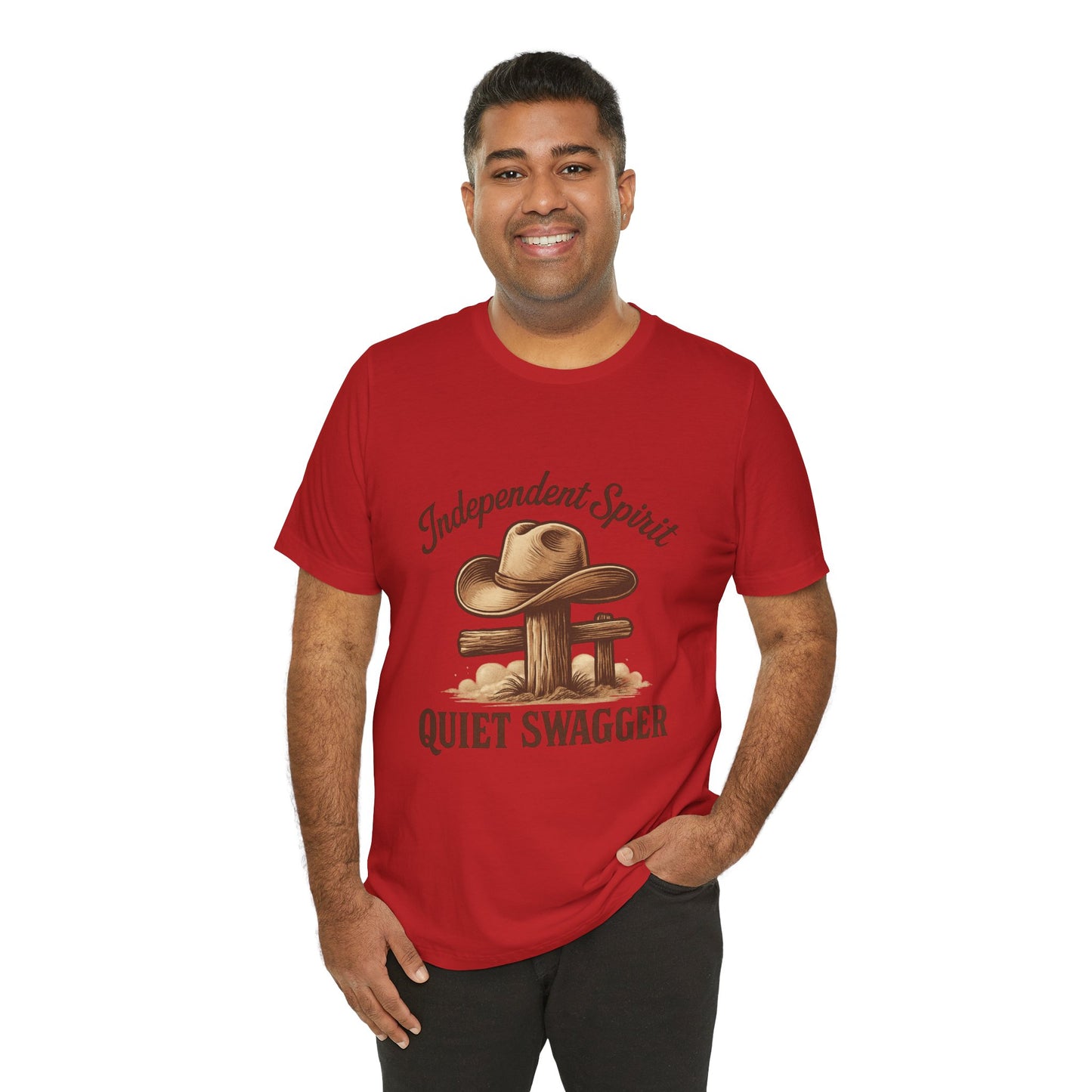 Quiet Swagger Cowboy Tee — Independent Spirit Western T-Shirt