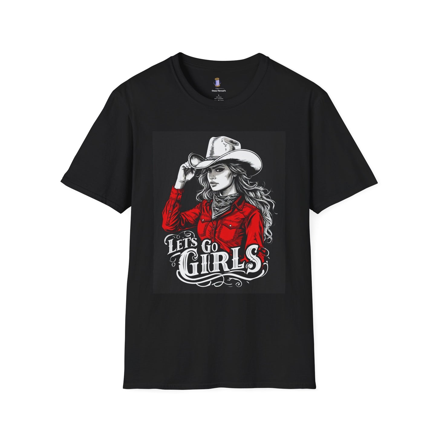 Western Style Graphic Tee, Let's Go Girls T-Shirt, Rodeo Fashion Shirt, Cowgirl Outfit, Country Music Apparel