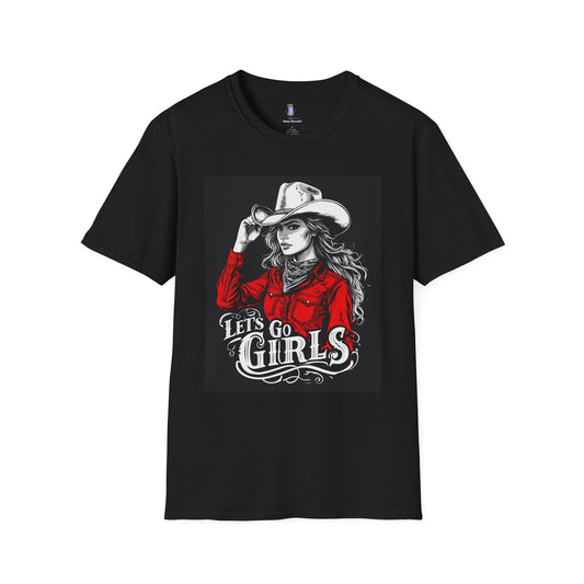 Western Style Graphic Tee, Let's Go Girls T-Shirt, Rodeo Fashion Shirt, Cowgirl Outfit, Country Music Apparel