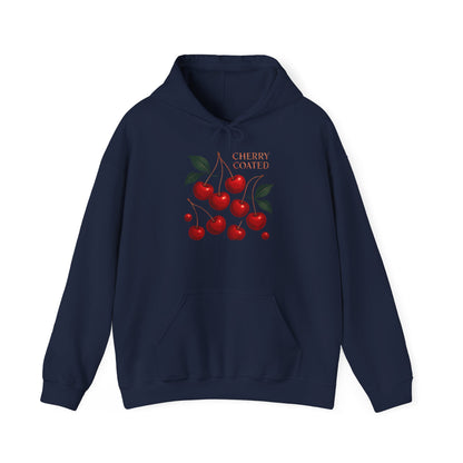 Cherry Cluster Hoodie — "Cherry Coated" Graphic Sweatshirt