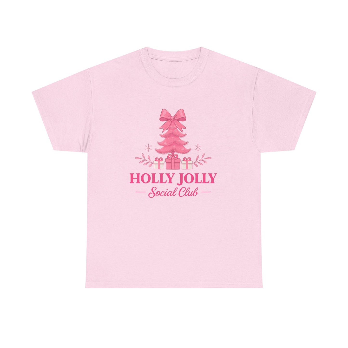 Holly Jolly Pink Tree Tee